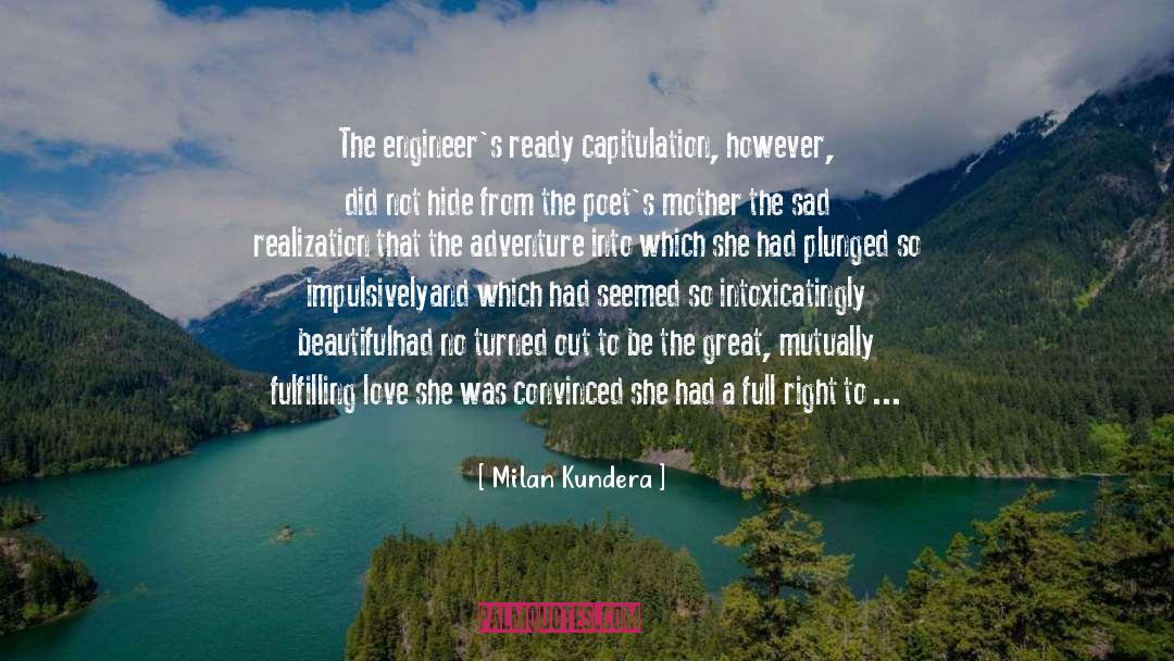 Depressed Sad Love quotes by Milan Kundera
