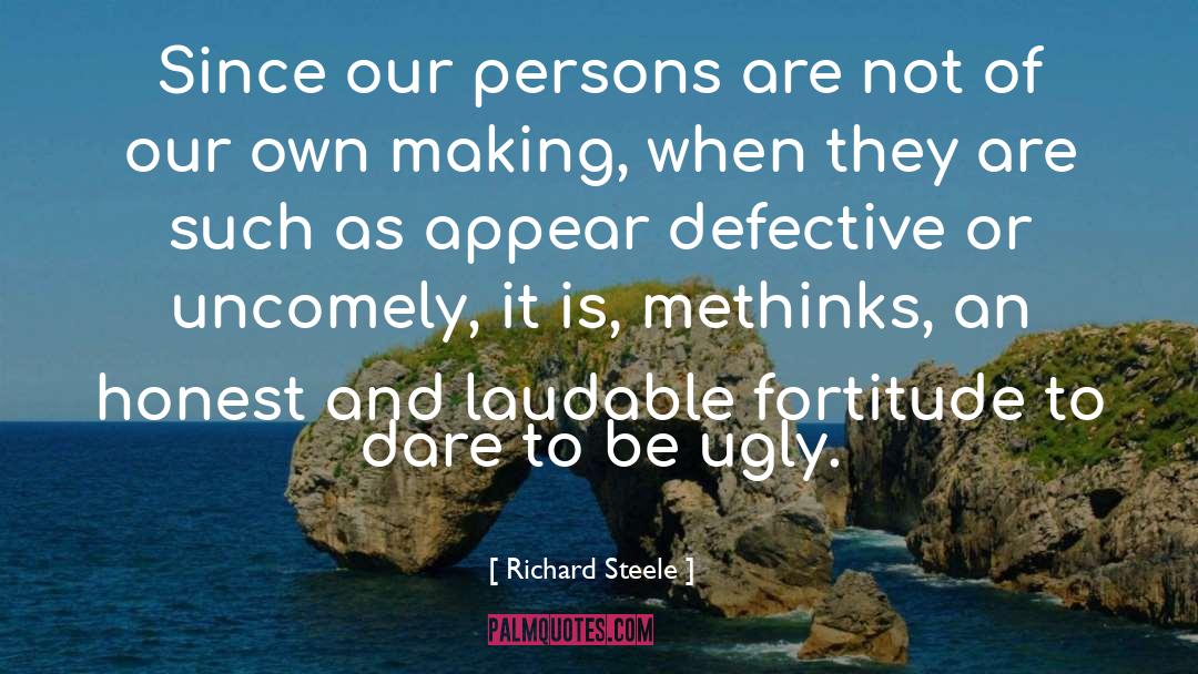 Depressingly Honest quotes by Richard Steele