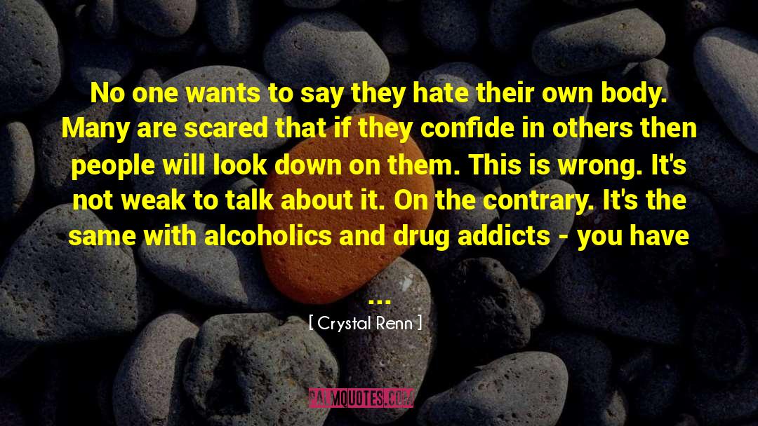 Depressingly Honest quotes by Crystal Renn
