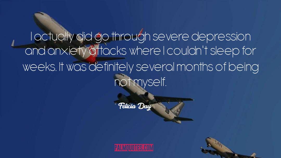 Depression And Anxiety quotes by Felicia Day