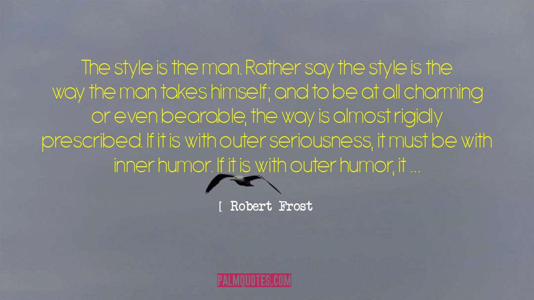 Depression Humor quotes by Robert Frost