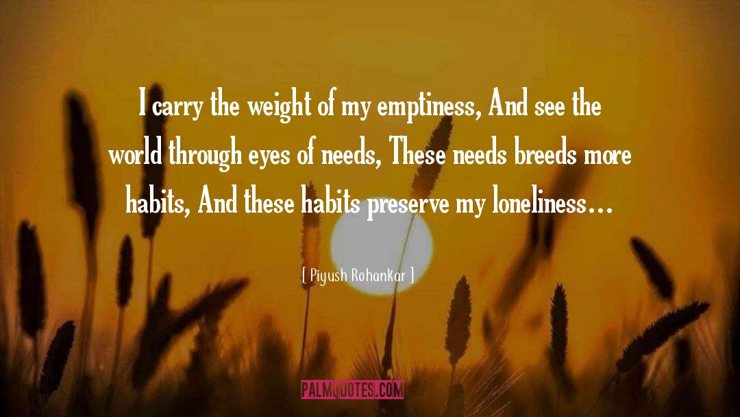 Depression Poem quotes by Piyush Rohankar