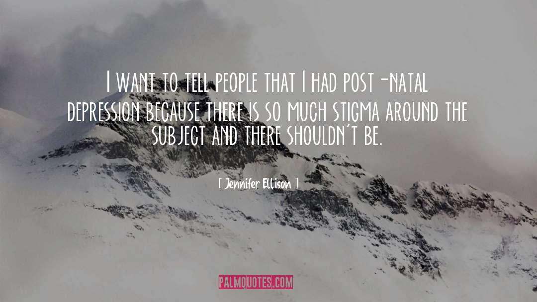 Depression quotes by Jennifer Ellison