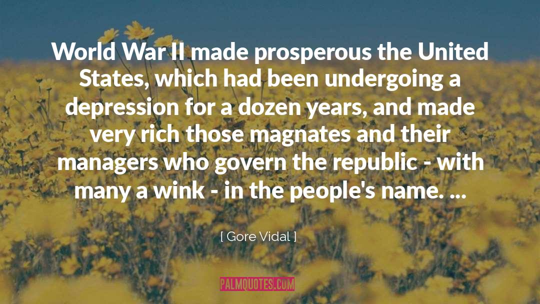 Depression quotes by Gore Vidal