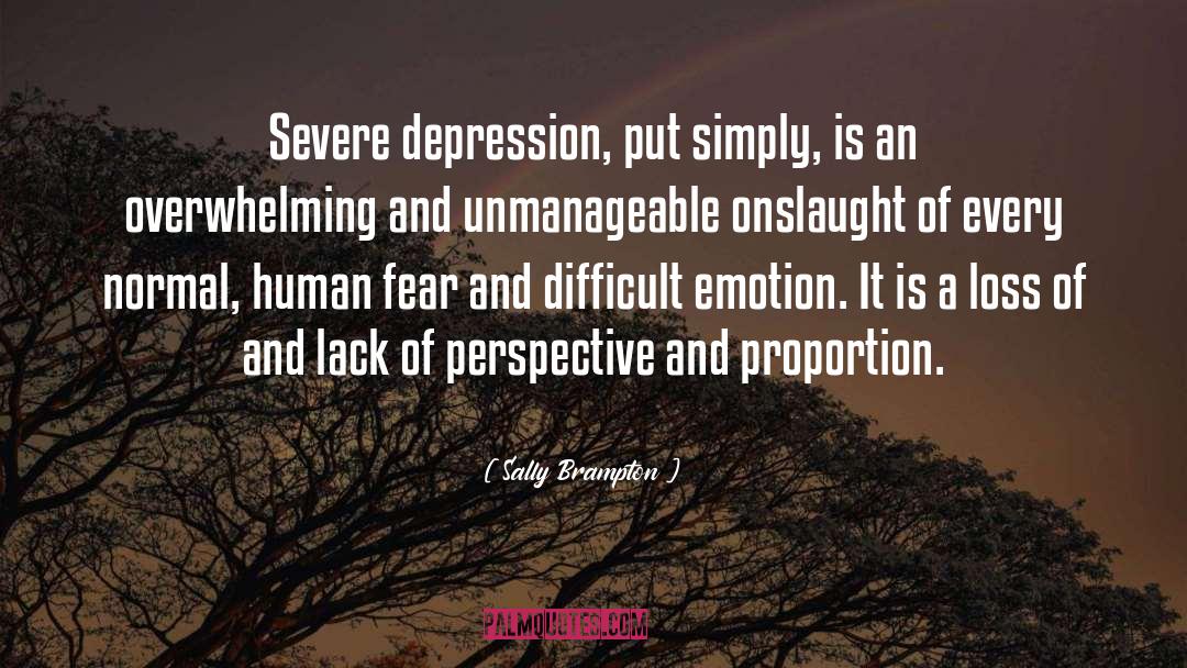 Depression quotes by Sally Brampton