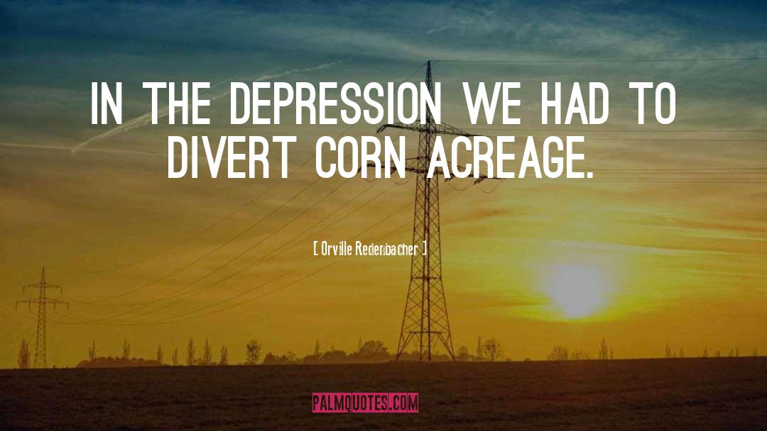 Depression quotes by Orville Redenbacher