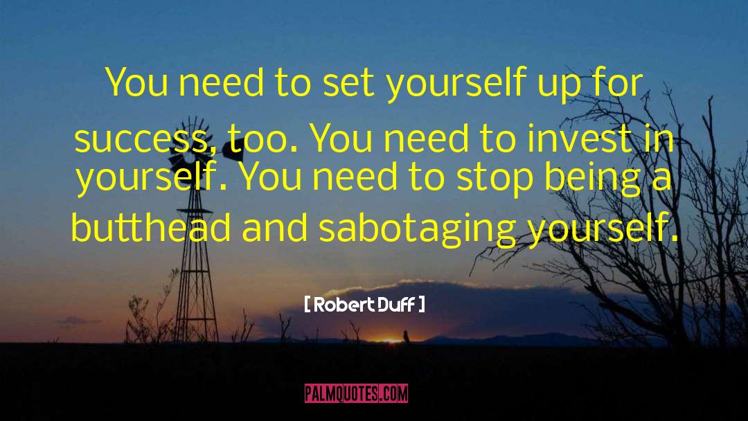 Depression Recovery quotes by Robert Duff