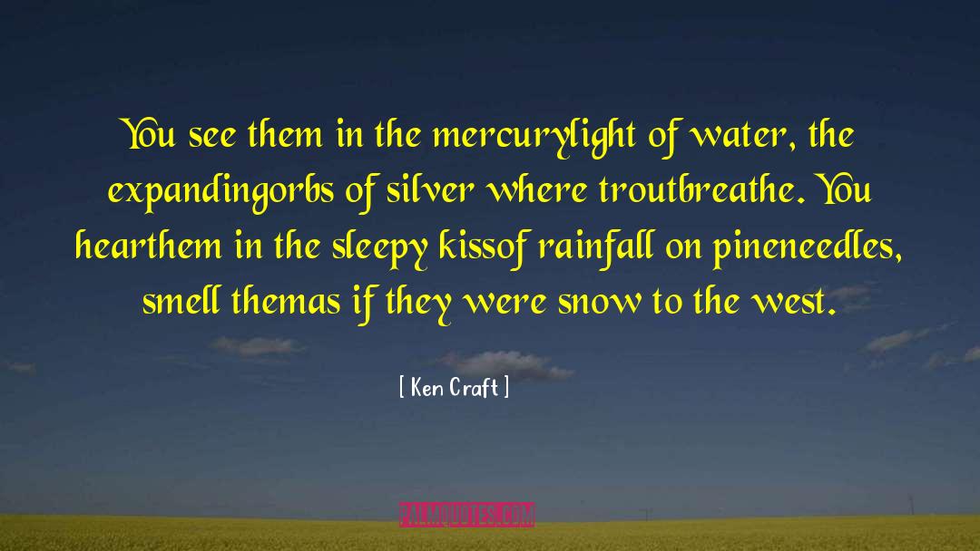 Depressional Rainfall quotes by Ken Craft