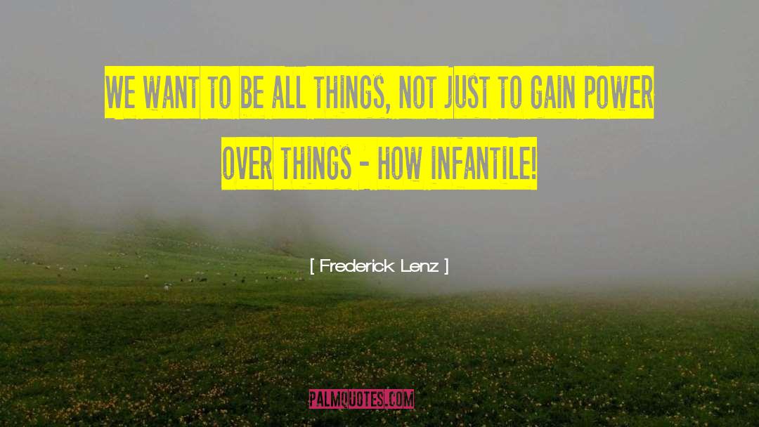 Depressione Infantile quotes by Frederick Lenz