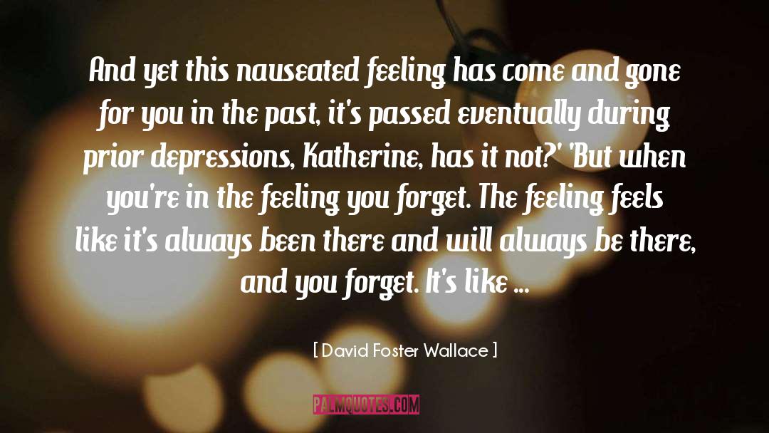 Depressions quotes by David Foster Wallace