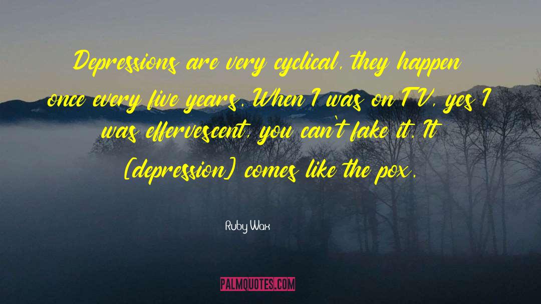 Depressions quotes by Ruby Wax