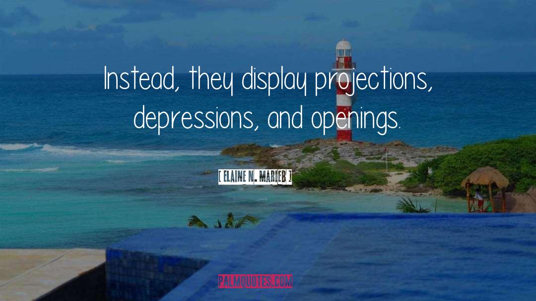 Depressions quotes by Elaine N. Marieb