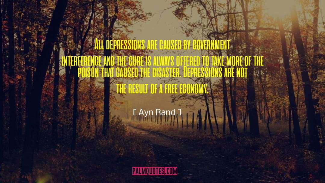 Depressions quotes by Ayn Rand