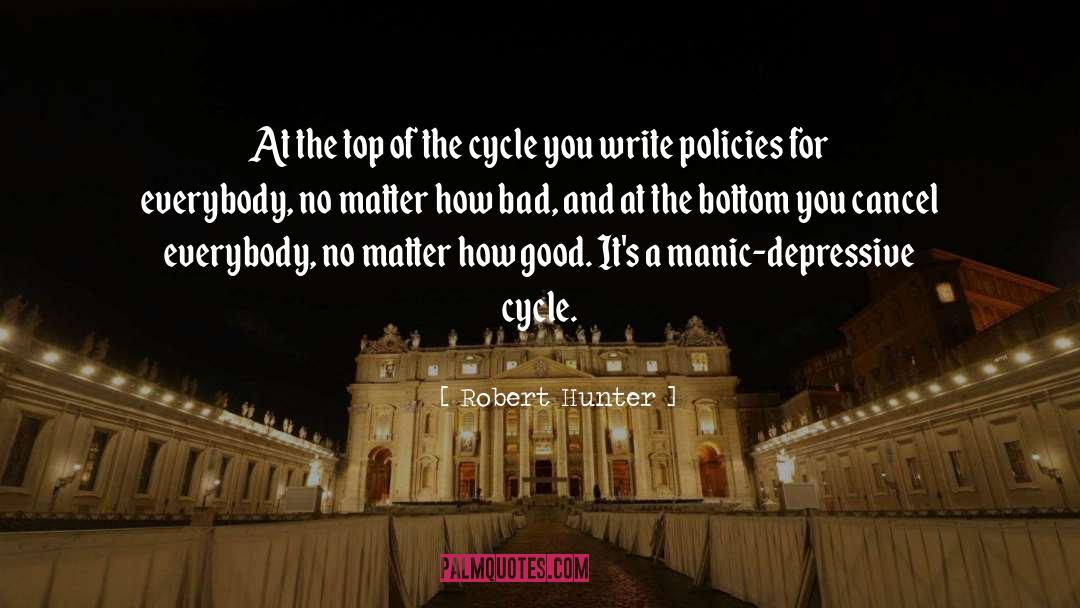 Depressive quotes by Robert Hunter