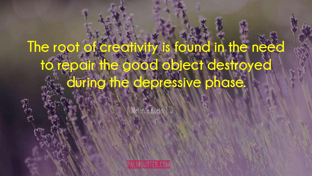 Depressive quotes by Melanie Klein