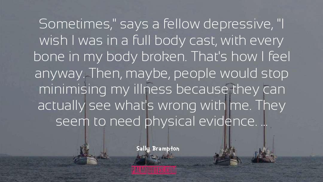 Depressive quotes by Sally Brampton