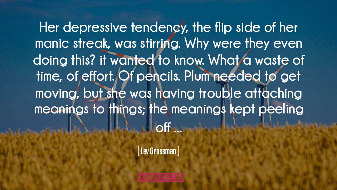 Depressive quotes by Lev Grossman