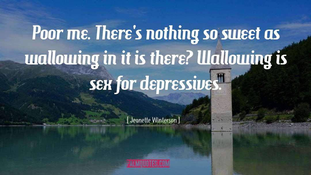 Depressives quotes by Jeanette Winterson