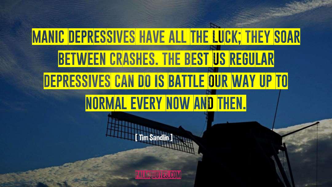 Depressives quotes by Tim Sandlin