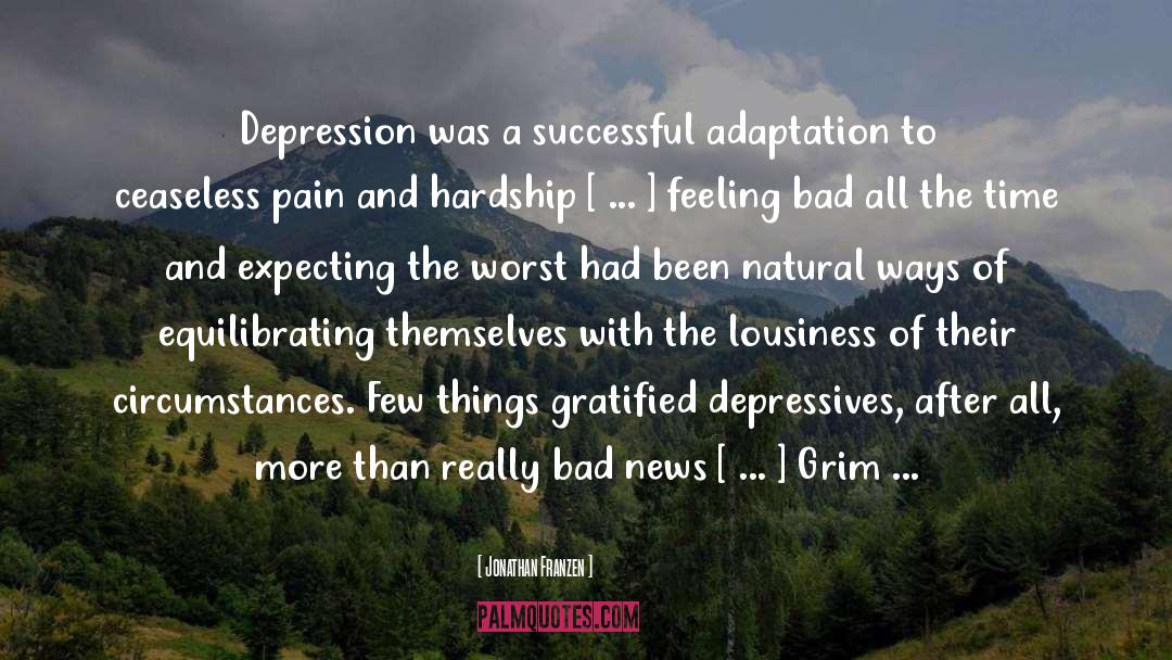 Depressives quotes by Jonathan Franzen