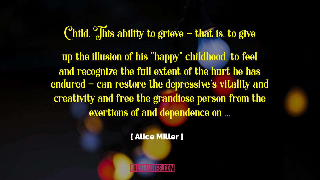 Depressives quotes by Alice Miller
