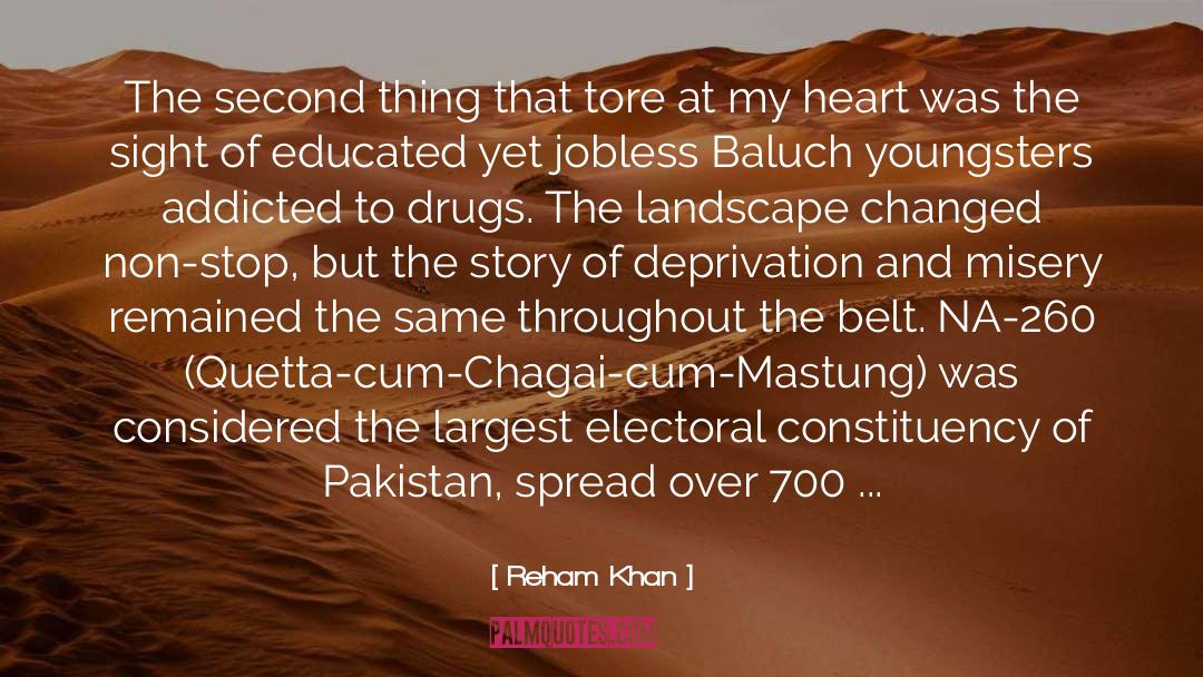 Deprivation quotes by Reham Khan