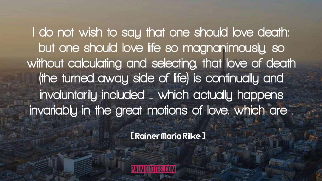 Deprived Of Love quotes by Rainer Maria Rilke