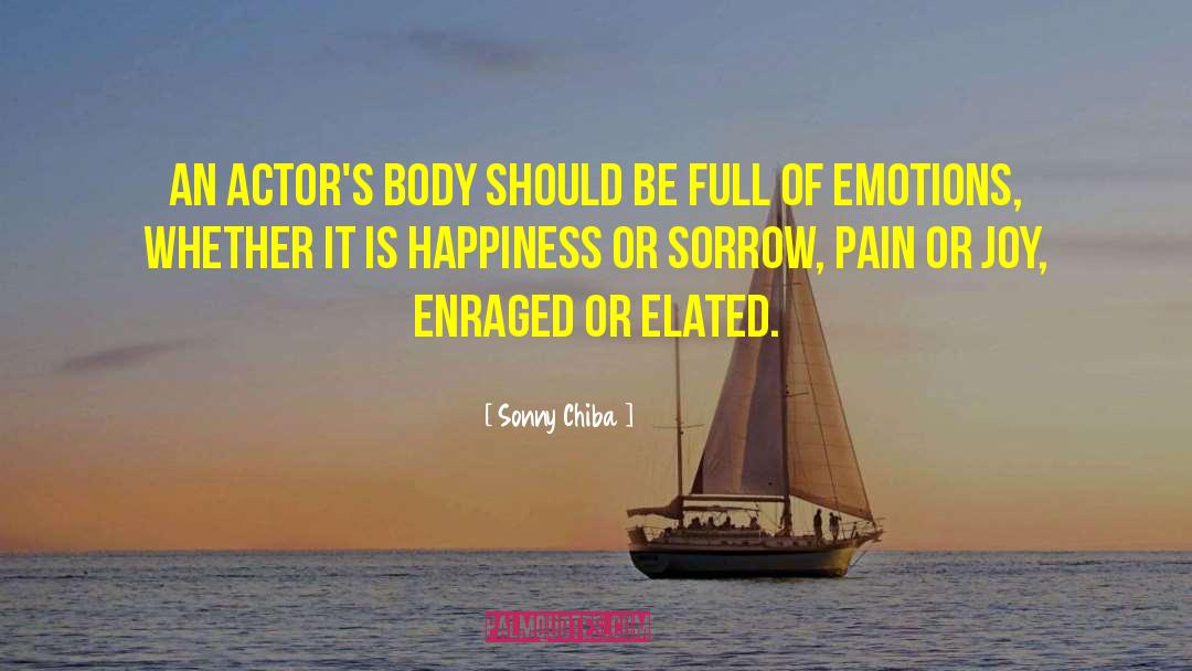 Depth Of Emotions quotes by Sonny Chiba