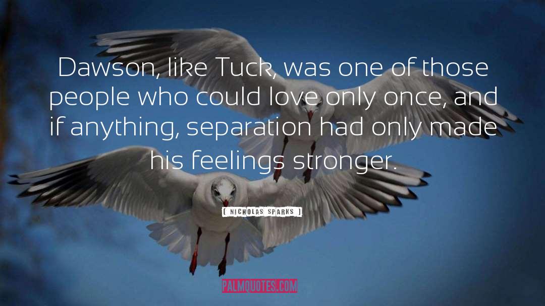 Depth Of Feelings quotes by Nicholas Sparks