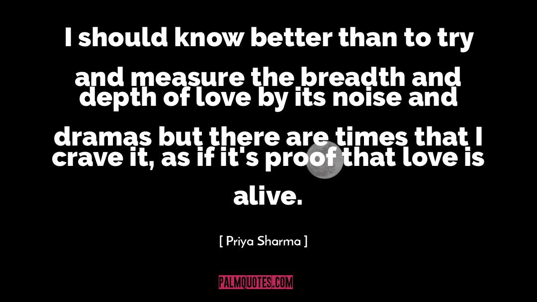Depth Of Love quotes by Priya Sharma