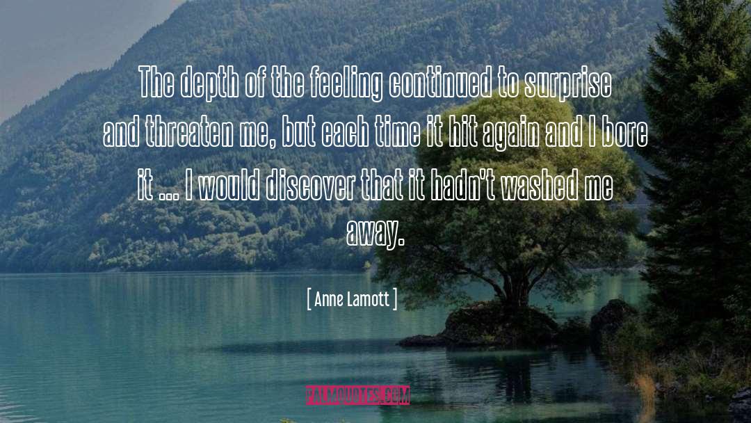 Depth quotes by Anne Lamott