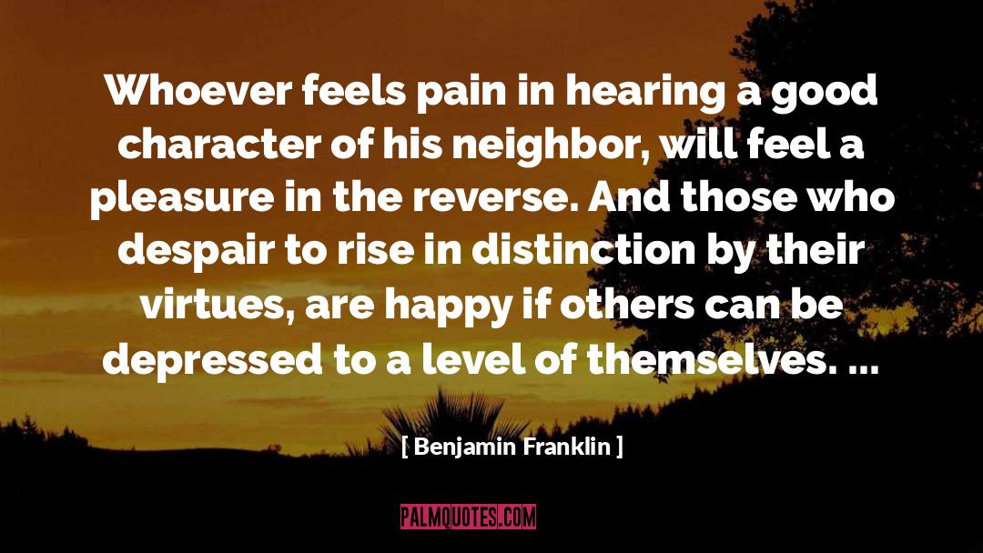 Depths Of Despair quotes by Benjamin Franklin