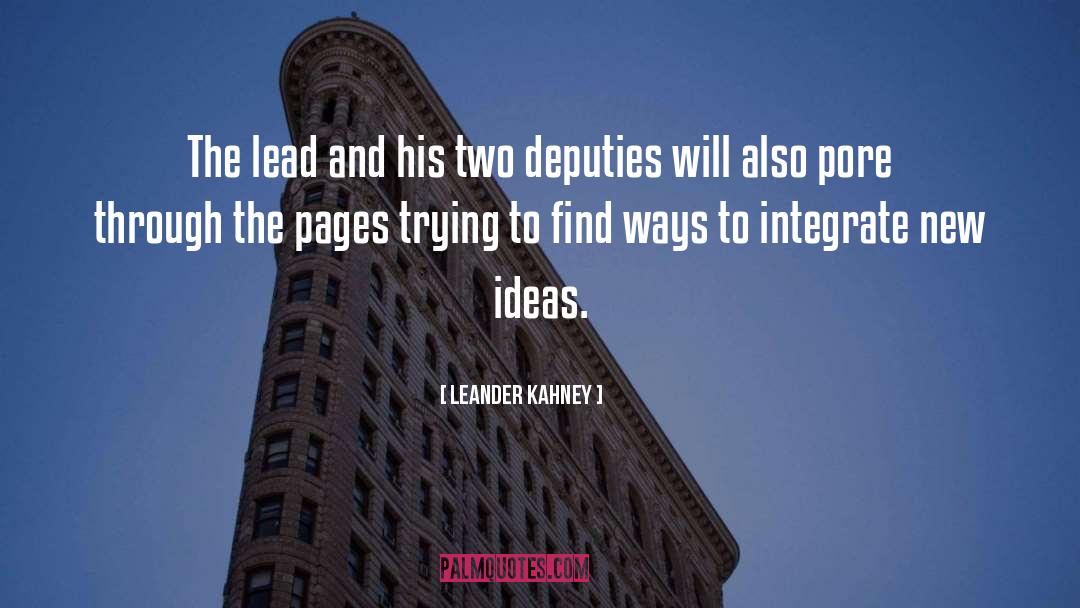Deputies quotes by Leander Kahney
