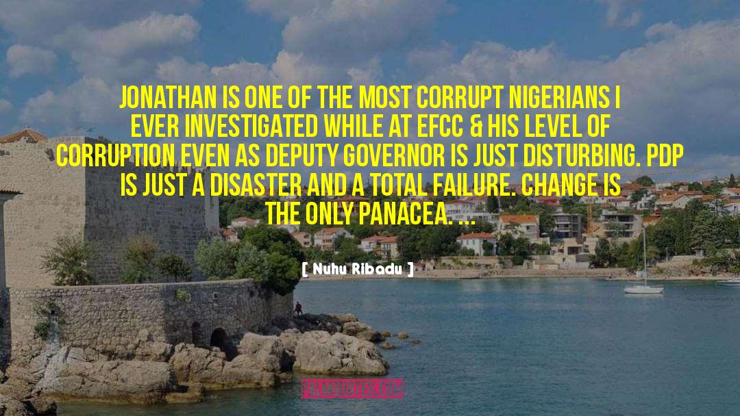 Deputy quotes by Nuhu Ribadu