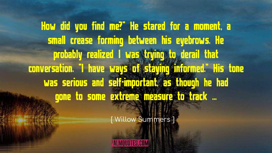 Derail quotes by Willow Summers