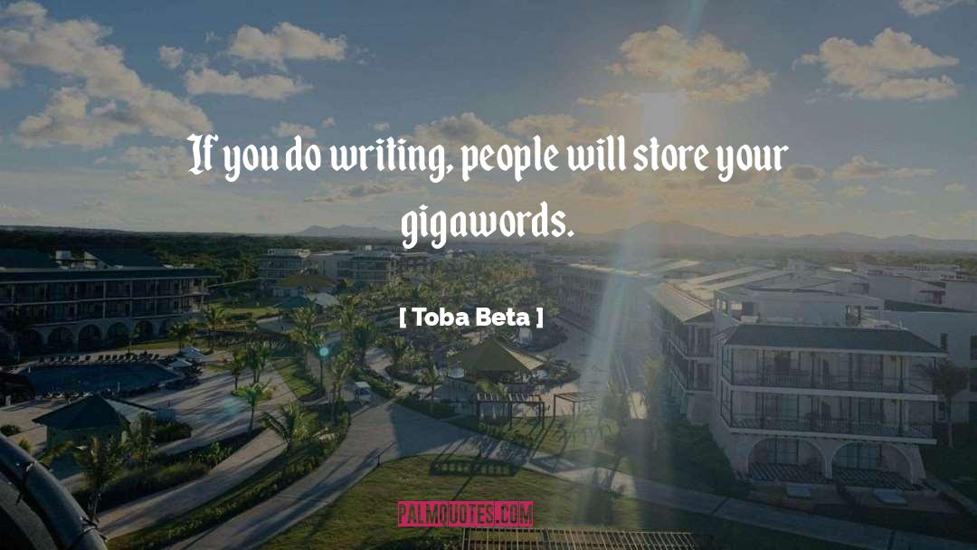 Derbigny Store quotes by Toba Beta