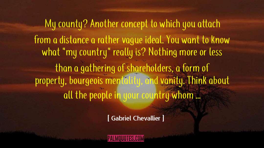 Derbyshire County quotes by Gabriel Chevallier