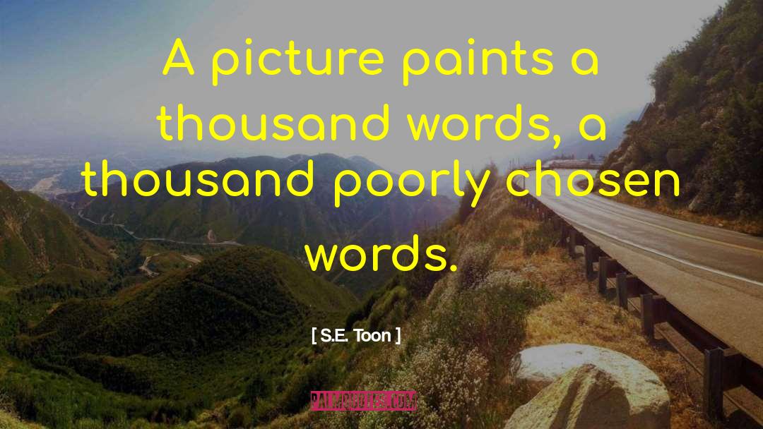Derivan Paints quotes by S.E. Toon