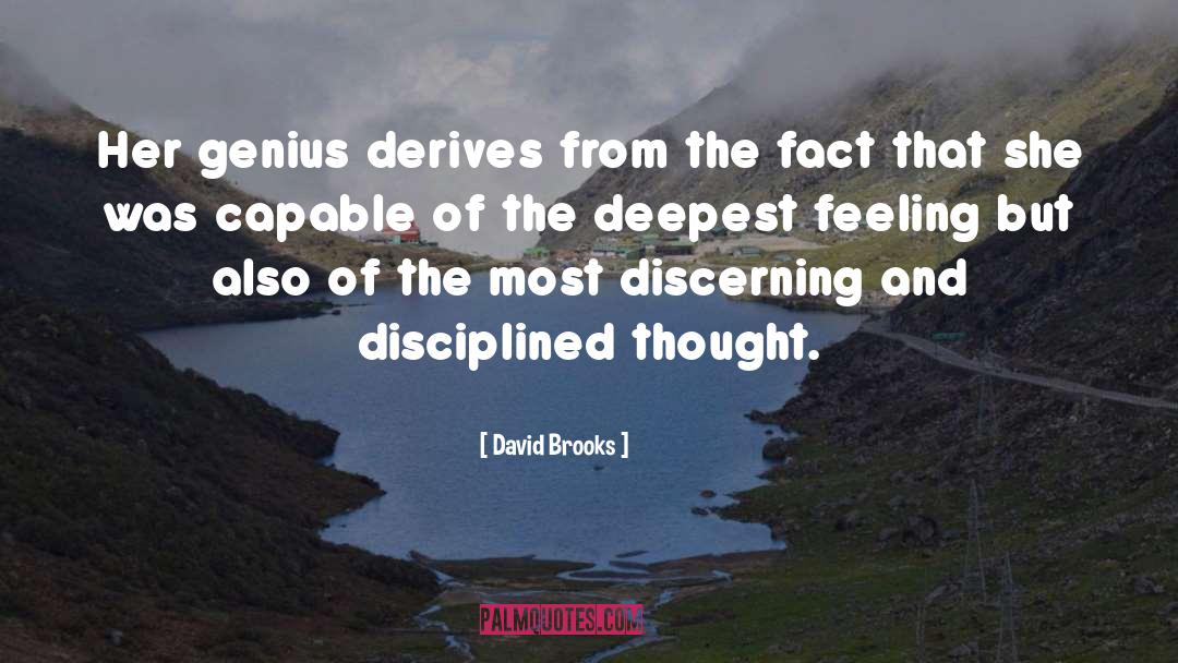 Derives quotes by David Brooks