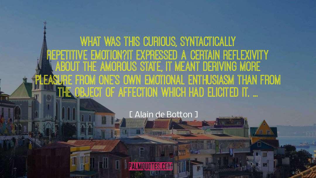 Deriving quotes by Alain De Botton