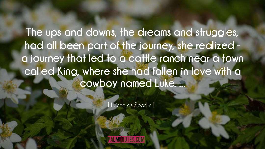 Derkowski Cattle quotes by Nicholas Sparks