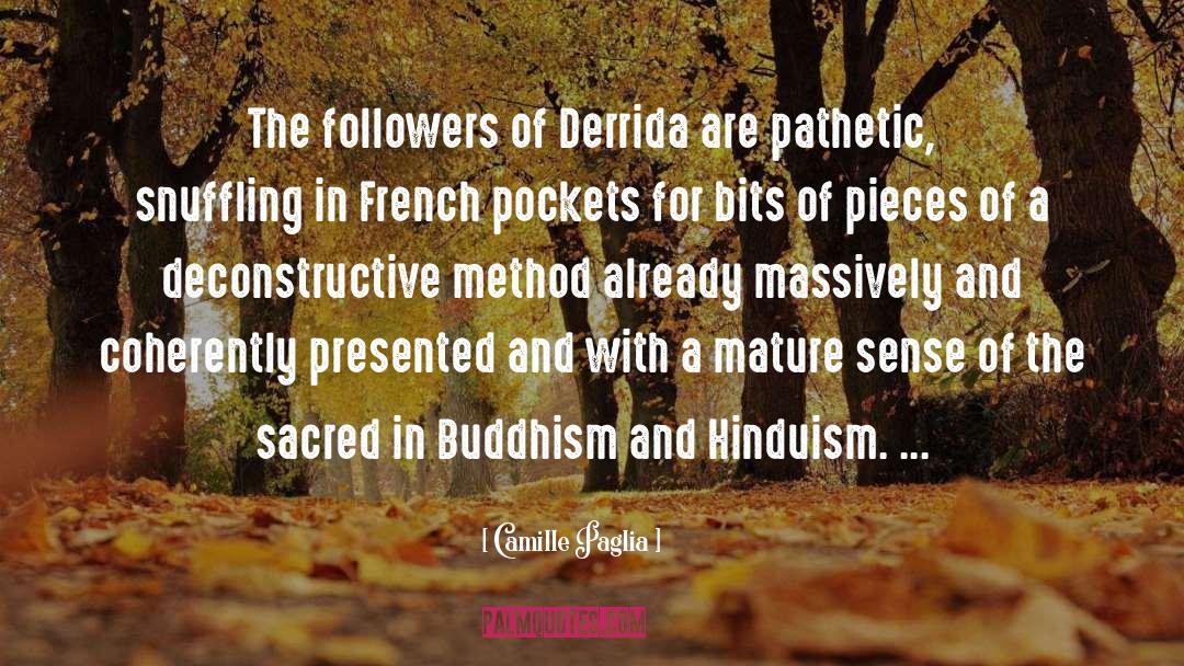 Derrida quotes by Camille Paglia