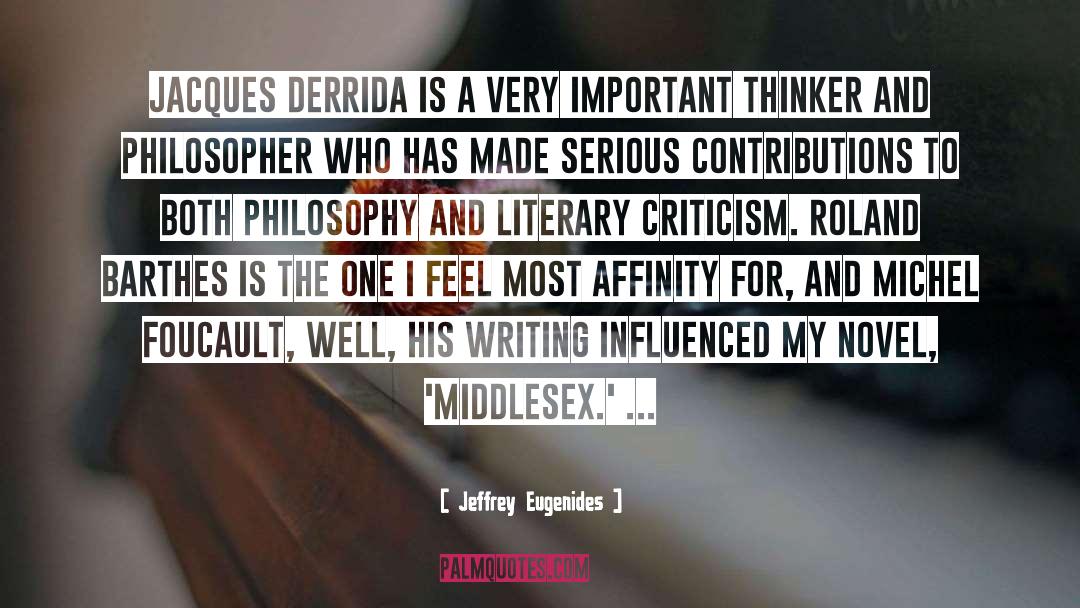 Derrida quotes by Jeffrey Eugenides