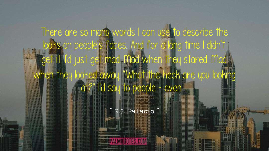Describe Me quotes by R.J. Palacio