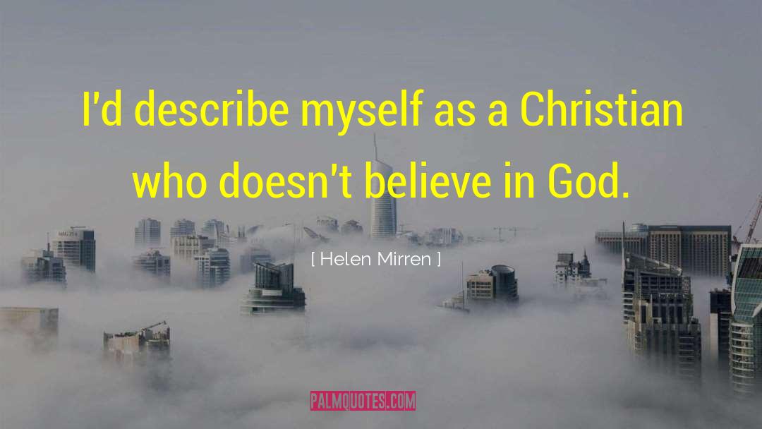 Describe Myself quotes by Helen Mirren