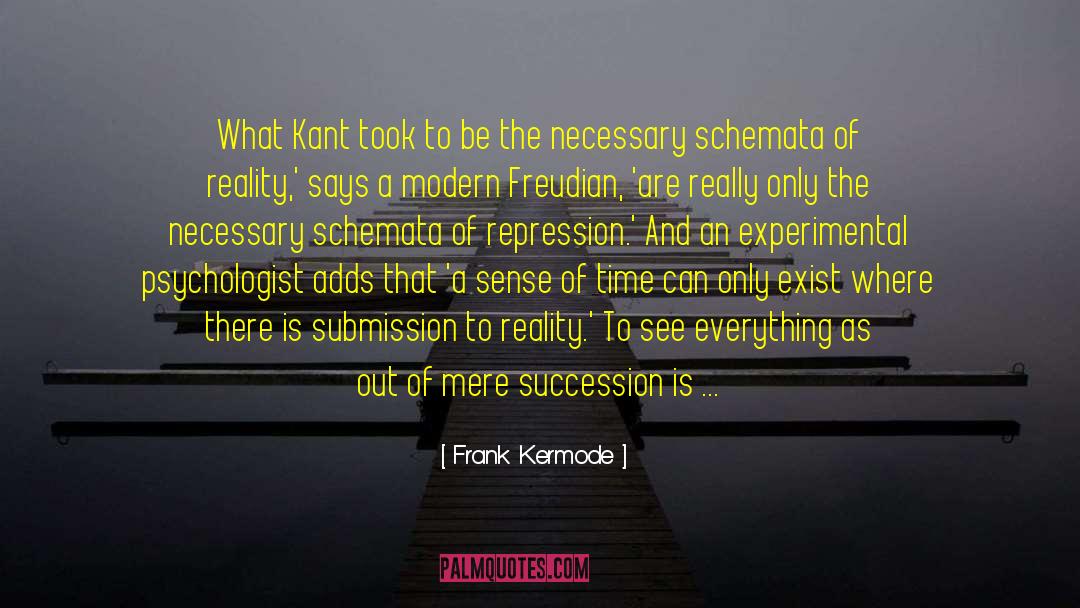 Describing quotes by Frank Kermode