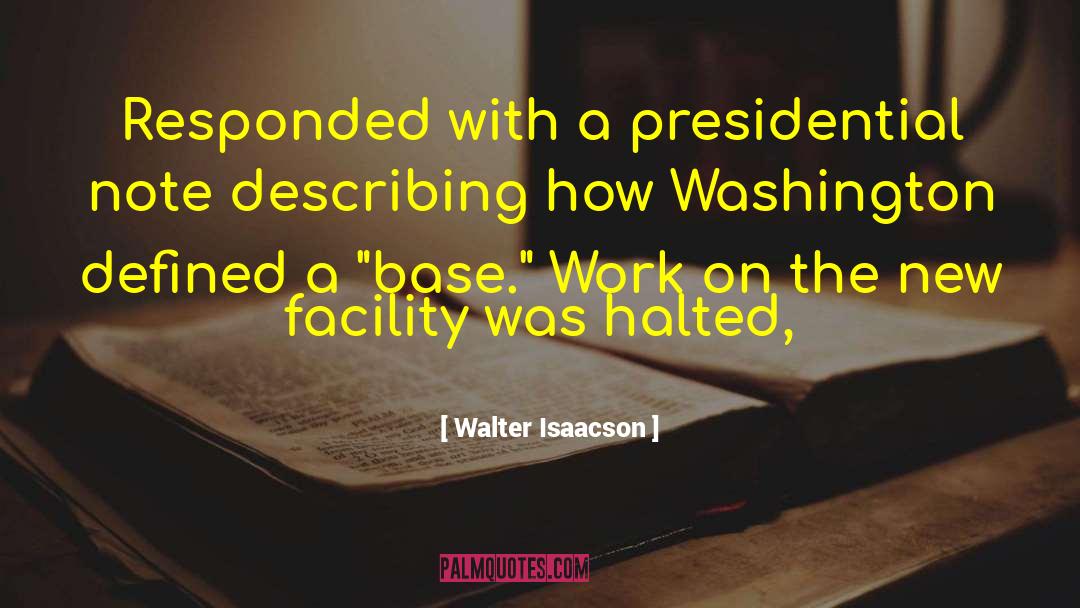 Describing quotes by Walter Isaacson