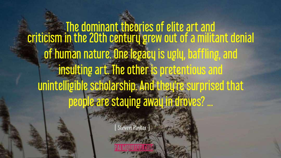 Description Of Nature quotes by Steven Pinker