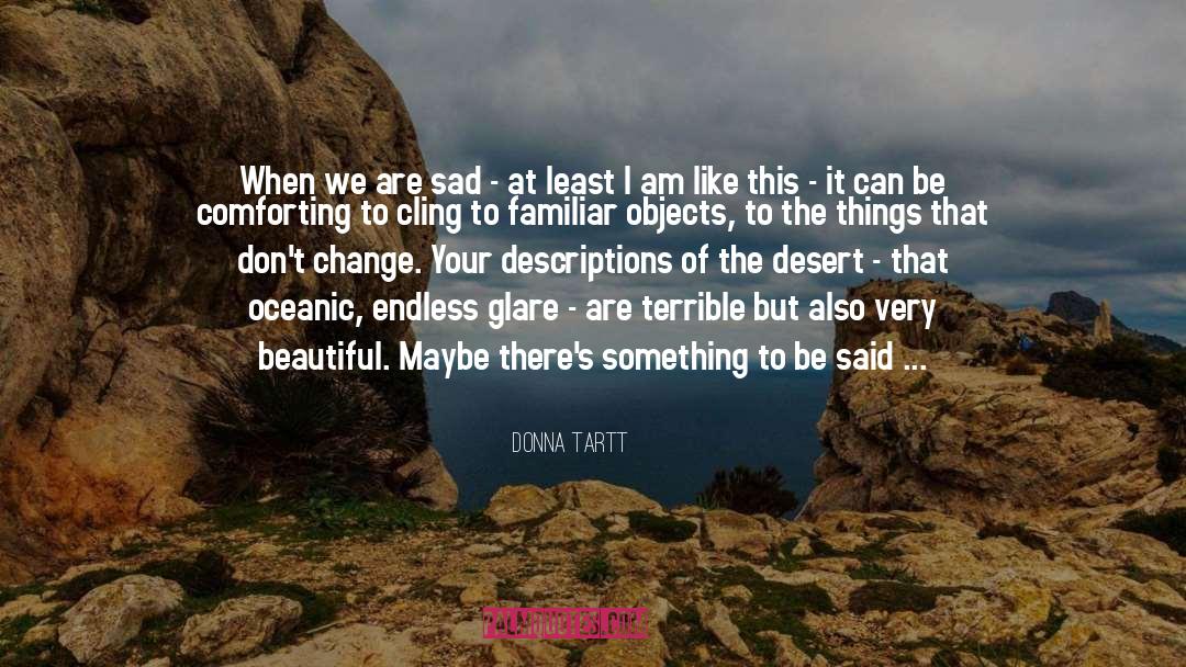 Descriptions quotes by Donna Tartt