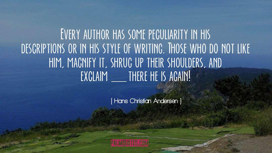 Descriptions quotes by Hans Christian Andersen